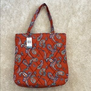 Vera Bradley Outlet Paisley Quilted Tote Bag